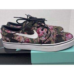 NWB Nike Zoom Stefan Janoski PR Floral Camo Sneakers 7.5 Multi-Color Skater